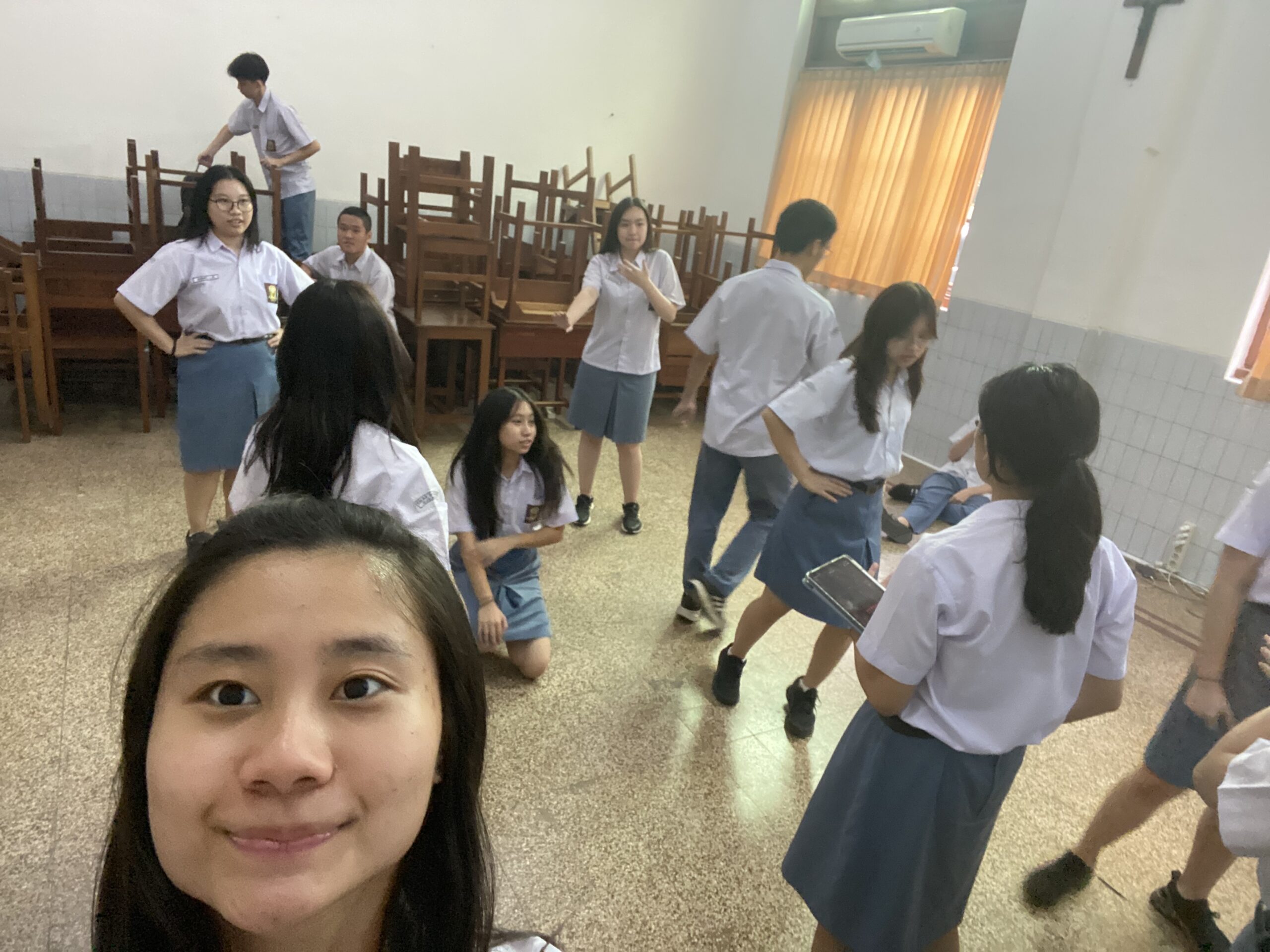 Latihan flashmob UPRAK umum 15 Januari 2025